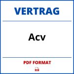 Acv Vertrag PDF