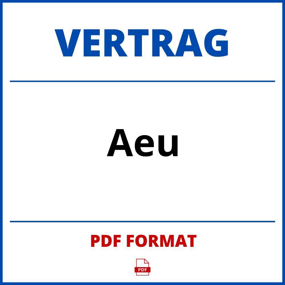 Aeu Vertrag