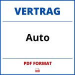 Auto Vertrag PDF