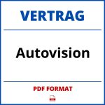 Autovision Vertrag PDF