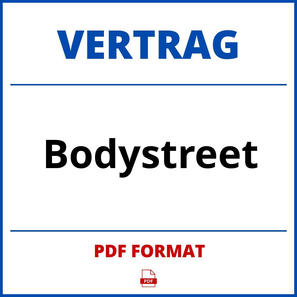 Bodystreet Vertrag