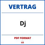 Dj Vertrag PDF