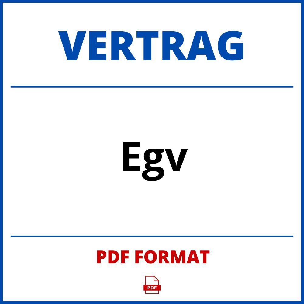 Egv Vertrag