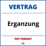 Ergänzung Vertrag PDF