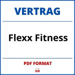 Flexx Fitness Vertrag PDF