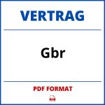 Gbr Vertrag PDF