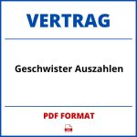 Geschwister Auszahlen Vertrag PDF