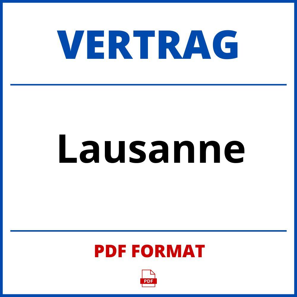 Lausanne Vertrag