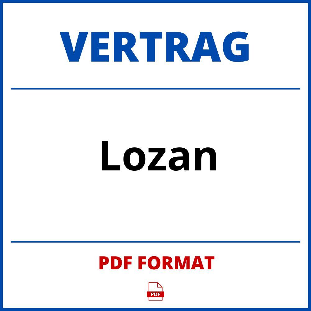 Lozan Vertrag