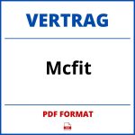 Mcfit Vertrag PDF