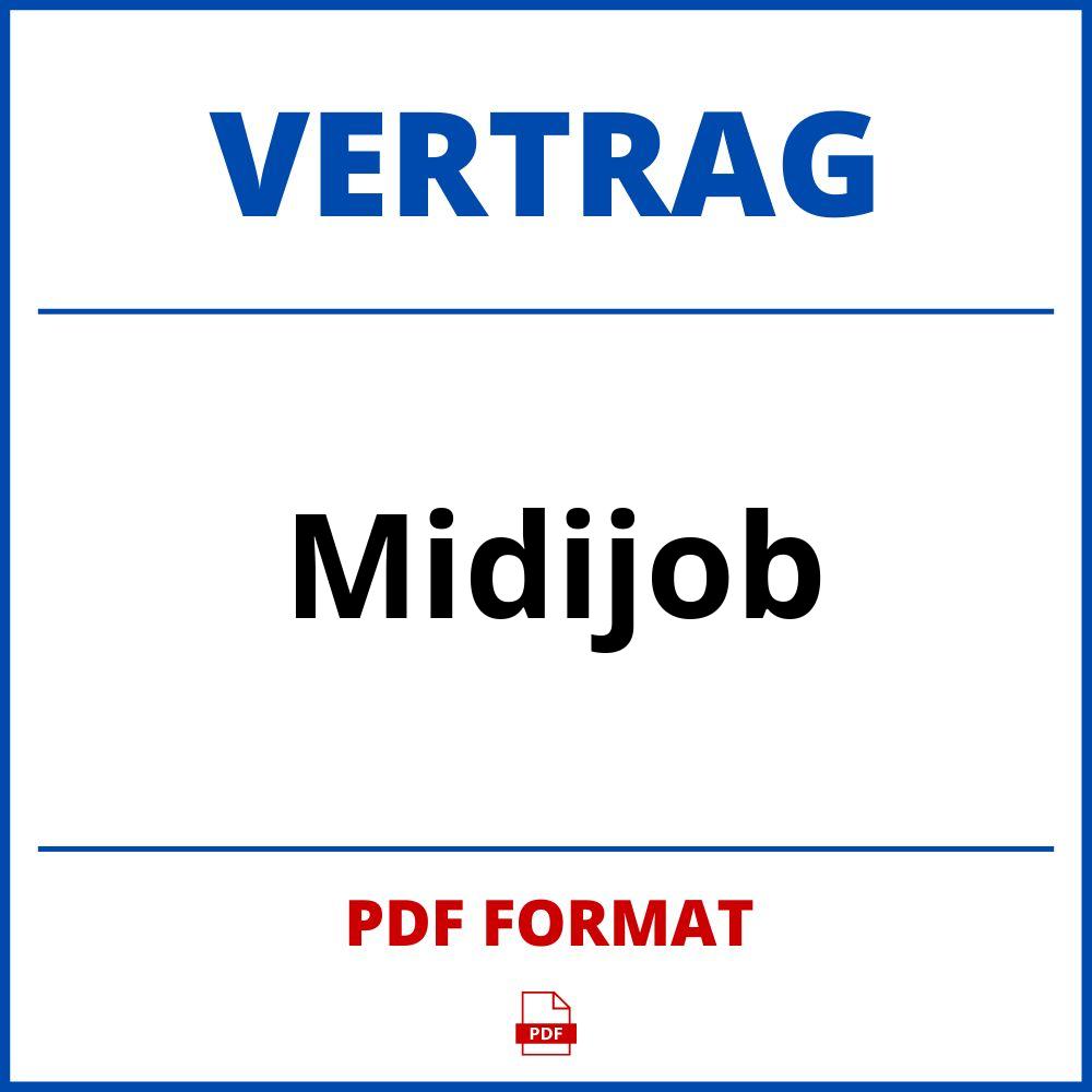 Midijob Vertrag