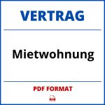 Mietwohnung Vertrag PDF