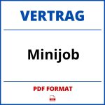 Minijob Vertrag PDF