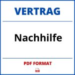 Nachhilfe Vertrag PDF