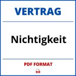 Nichtigkeit Vertrag PDF