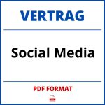 Social Media Vertrag PDF