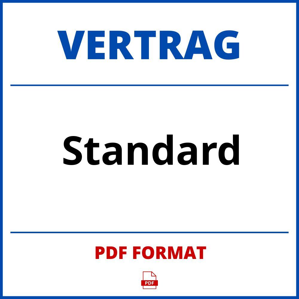 Standard Vertrag