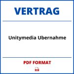 Unitymedia Übernahme Vertrag PDF