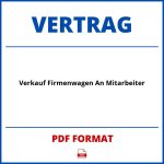 Verkauf Firmenwagen An Mitarbeiter Vertrag PDF