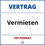 Vermieten Vertrag PDF