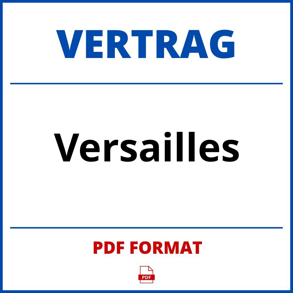 Versailles Vertrag