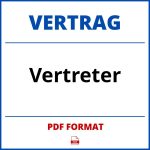 Vertreter Vertrag PDF