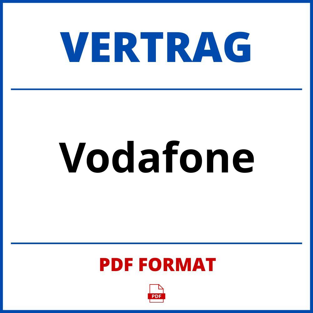 Vodafone Vertrag