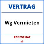 Wg Vermieten Vertrag PDF