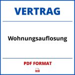 Wohnungsauflösung Vertrag PDF